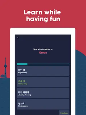 Learn Korean android App screenshot 2